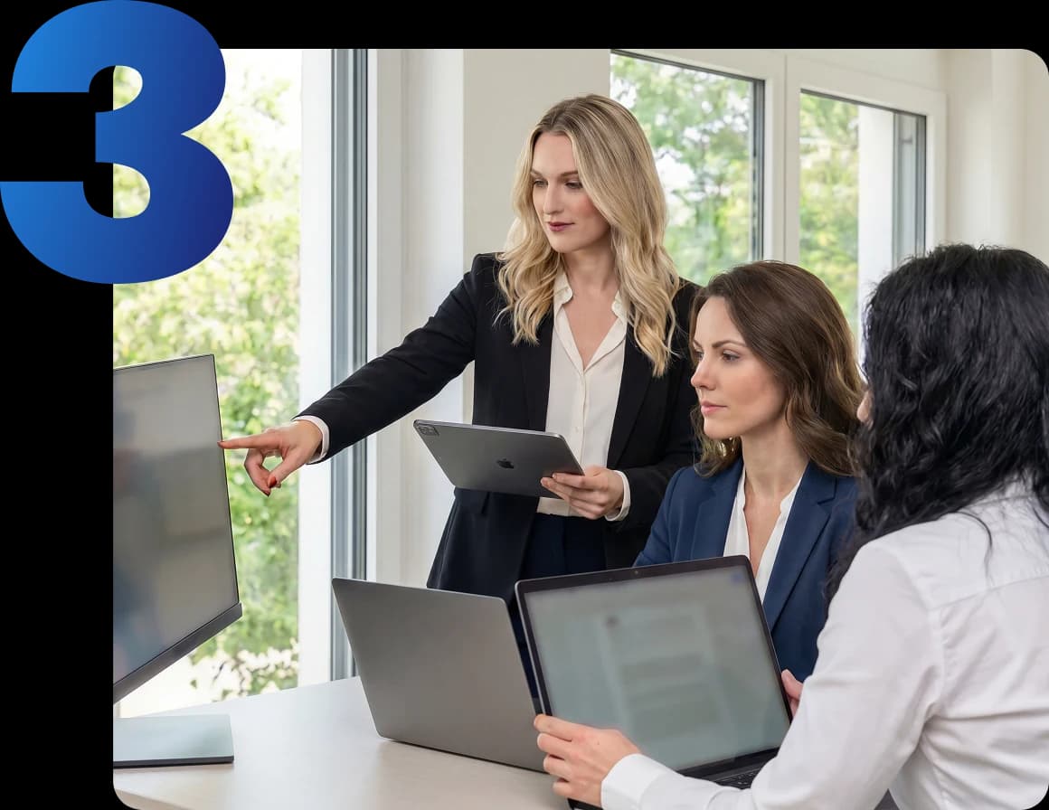 Team di outsourcing impegnato nel problem solving e nella gestione delle criticità operative aziendali